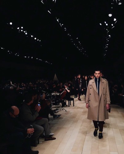 Kris Wu attending the Burberry Fashion Show at 'Makers House', 1